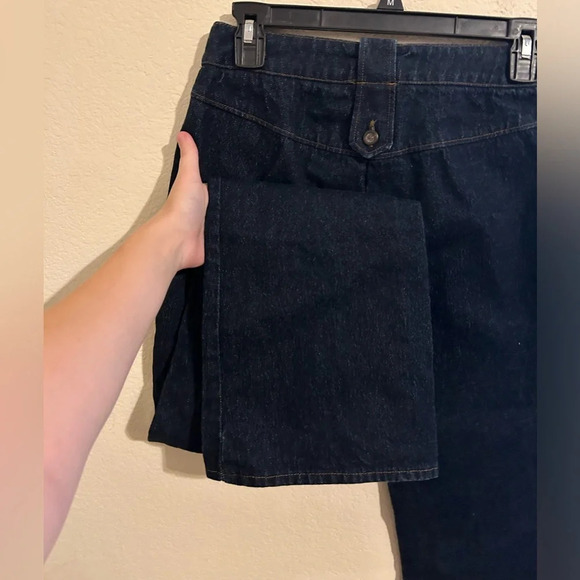 Vintage Dolce & Gabbana Authentic ‘73 Dark Bell-bottoms Blue Flare Jeans Size 8 - Picture 6 of 11